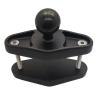 Buy cheap 0.55kgs 147mm Adjustable Aluminum Ball Mount Diamond Base 1.5inch For Motorcycle from wholesalers