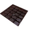 Buy cheap Custom 20 Cavity Plastic Chocolate Packaging Brown Chocolate Plastic Tray Packaging from wholesalers