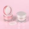 Buy cheap 10g 20g 30g Plastic Cosmetic Face Cream Packaging Pink Round Pet Empty Jars from wholesalers