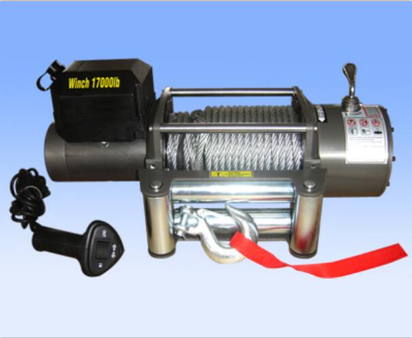 Buy cheap 17000lbs winch electric made in DC 12V and 24V from wholesalers