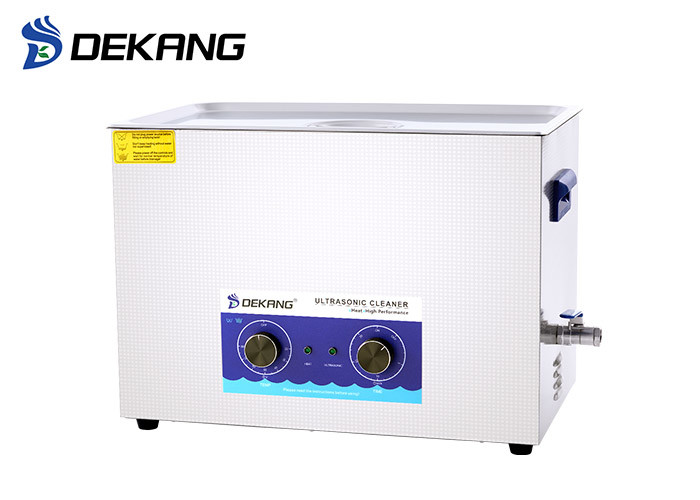600W 30L Mechanical Table Top Ultrasonic Cleaner Heating Timing With Basket