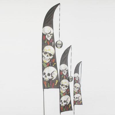 Buy cheap Halloween Garden Flag Skull from wholesalers