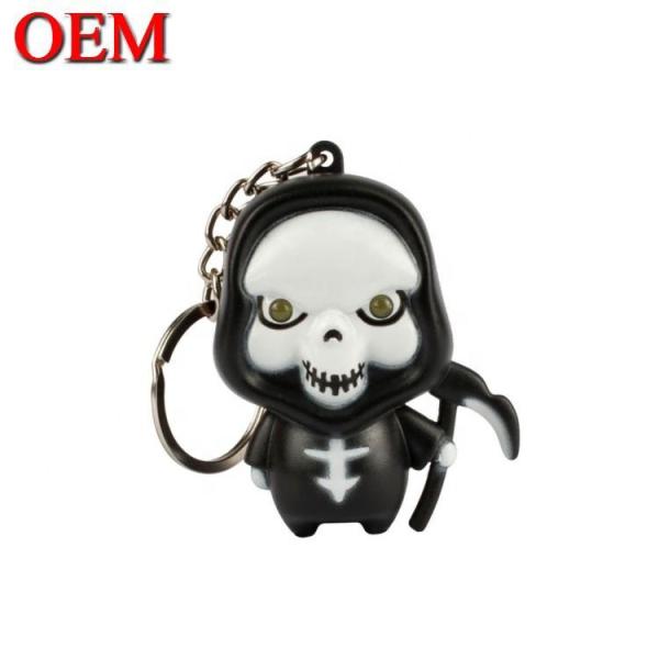 OEM Logo Soft PVC 3D Keychain Custom Animal Keychain Figure own design Key