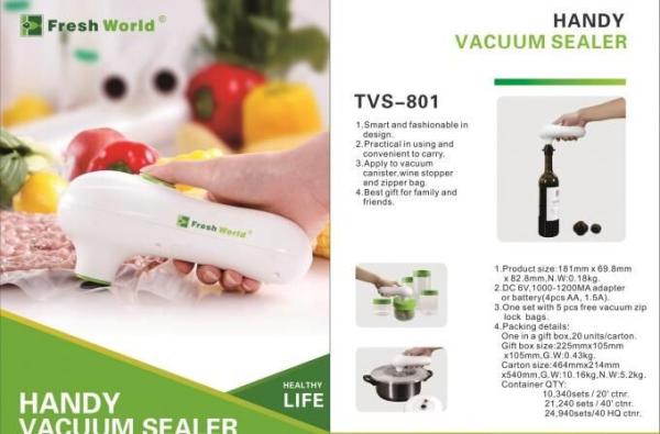 Buy cheap NEW Arrival Vacuum Sealer Packaging Machine Film Sealer Vacuum packer Manual Pump GK-TVS-2150H from wholesalers