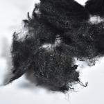 4D*51MM Polyester Staple Fiber Of Low Melt Fiber Black / White Color