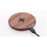 Buy cheap Round Qi Standard Universal Wood / Bamboo Wireless Charger Charging Pad from wholesalers