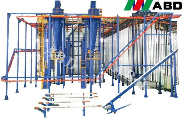 Buy cheap Aluminium Profiles Manual Metal Powder Coating Line 220V 380V from wholesalers