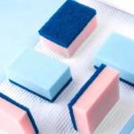 Anti Ultraviolet Kitchen Cleaning Sponge Lightweight Colorful Kitchen Sponges
