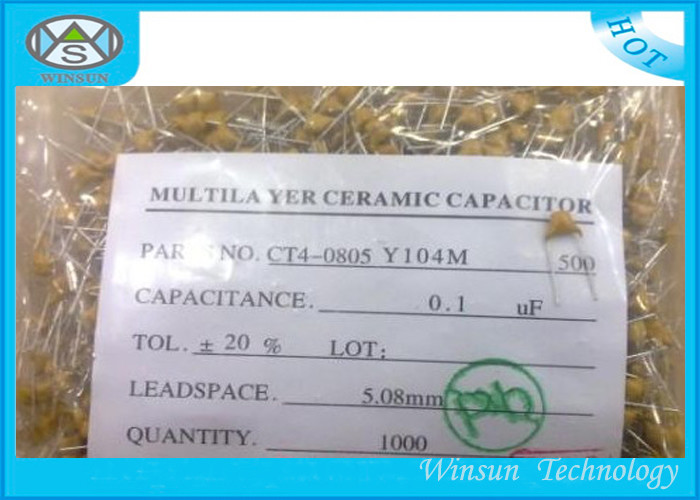 Monolithic MONO CAP Ceramic Capacitor CT4 - 0805 0603 1206 1210