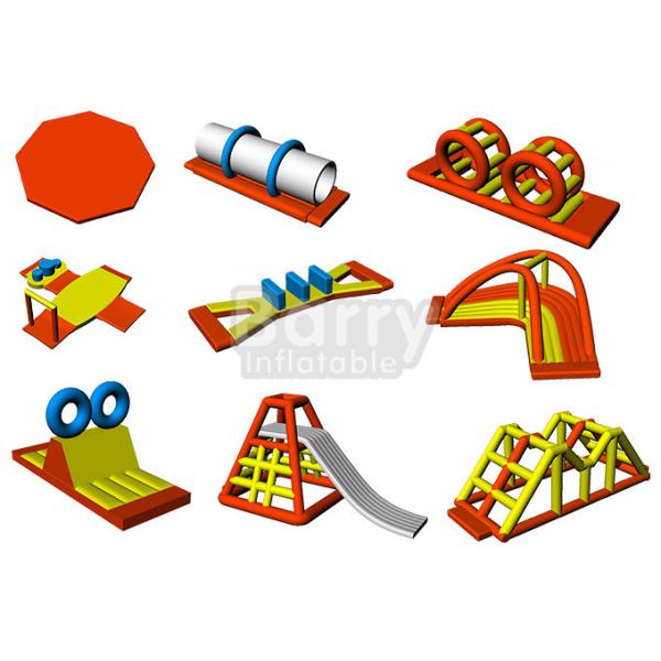 Buy cheap Wake Island Inflatable Water Park Adventure Inflatable Playground PVC Tarpaulin from wholesalers