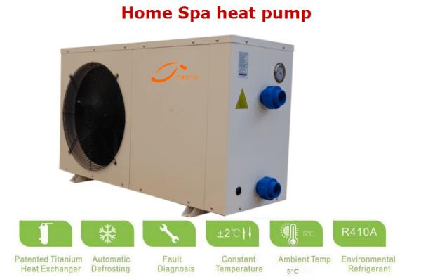 Buy cheap Pool air to water heat pump with titanium tube from wholesalers