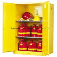Buy cheap Double Doors Flammable Safety Cabinet , Chemical Lab Yellow Flammable Cabinet product