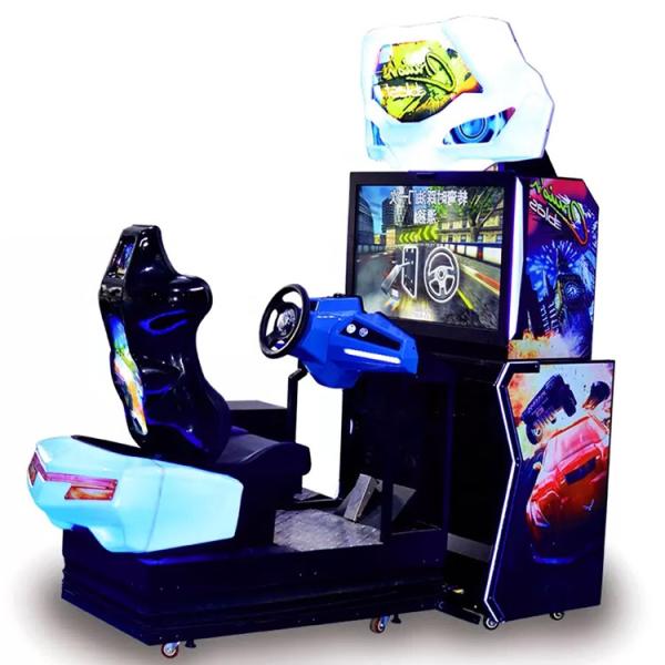 Buy cheap 42LCD Dynamic Car Racing Game Machine Super Cars Arcade Game Humanity Design from wholesalers