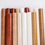 Commerce 10m Length Gray Color 3D Wood Grain Adhesive Wall Stickers Wallpaper