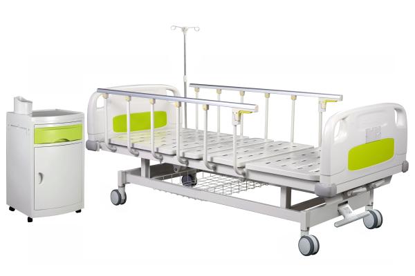 Buy cheap Nursing 2 Crank ABS 750MM Manual Crank Hospital Bed from wholesalers