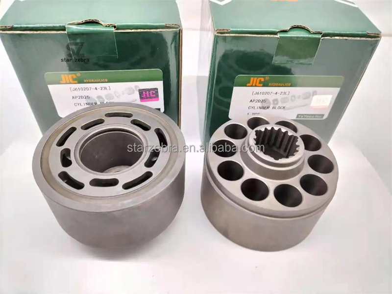 Excavator Main Pump Cylinder Block Valve Plate Piston Shoe AP2D14 AP2D25 AP2D36 AP2D18 AP2D21 Silver Hydraulic Pump Parts