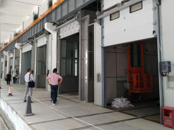 Buy cheap Painting Production Line Sandblasting Painting Room Bake Booth Water Curtain from wholesalers