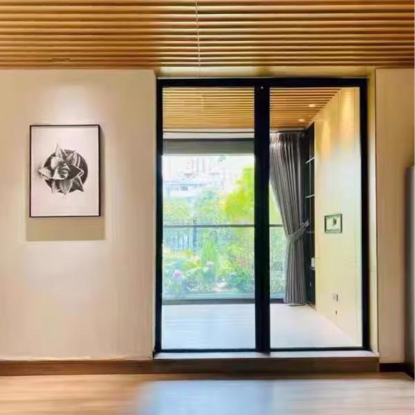 Buy cheap Aluminum Alloy Frame Insect Barrier Free Screen Door White/Brown/Bronze from wholesalers