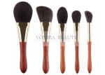 Goat Natural Hair Makeup Brushes Basic Daily Set With Special Luxury Ebony