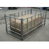 Buy cheap 4 Piece Galvanized Steel Large Square Hay Bale Feeder 32mm 40mm from wholesalers