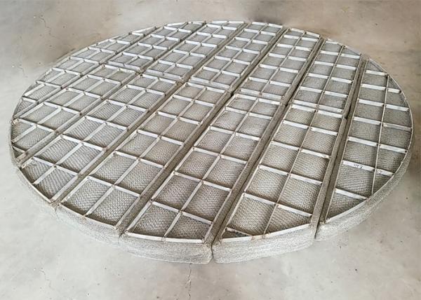 Buy cheap 4.5m Diameter Wire Mesh Demister SS321 Scrubber Mist Eliminator from wholesalers