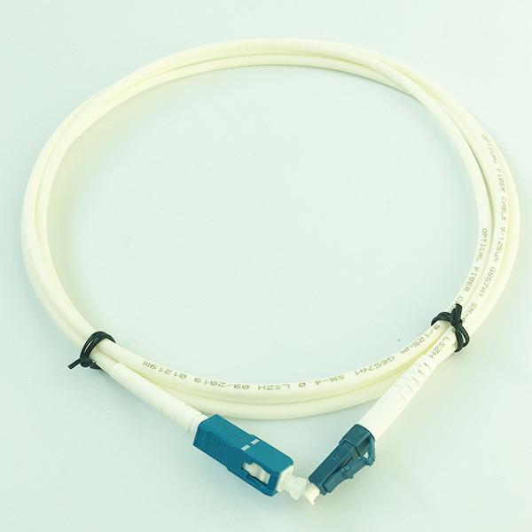 Buy cheap Fiber optical patch cord SC/UPC - LC/UPC simplex 4.0mm single mode G657A1 LSZH cable from wholesalers