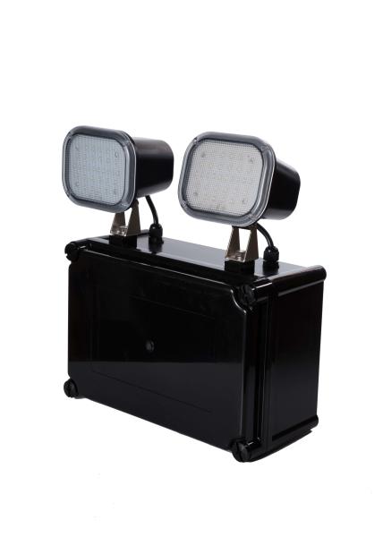 Quality High Lumen Waterproof Ip65 Led Twin Spot Emergency Lights Wall Surface Mounted for sale