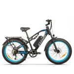 US EU STOCK Fat Tyre Mountain Electric Bike Full Suspension 48v 1000w Cysum M900