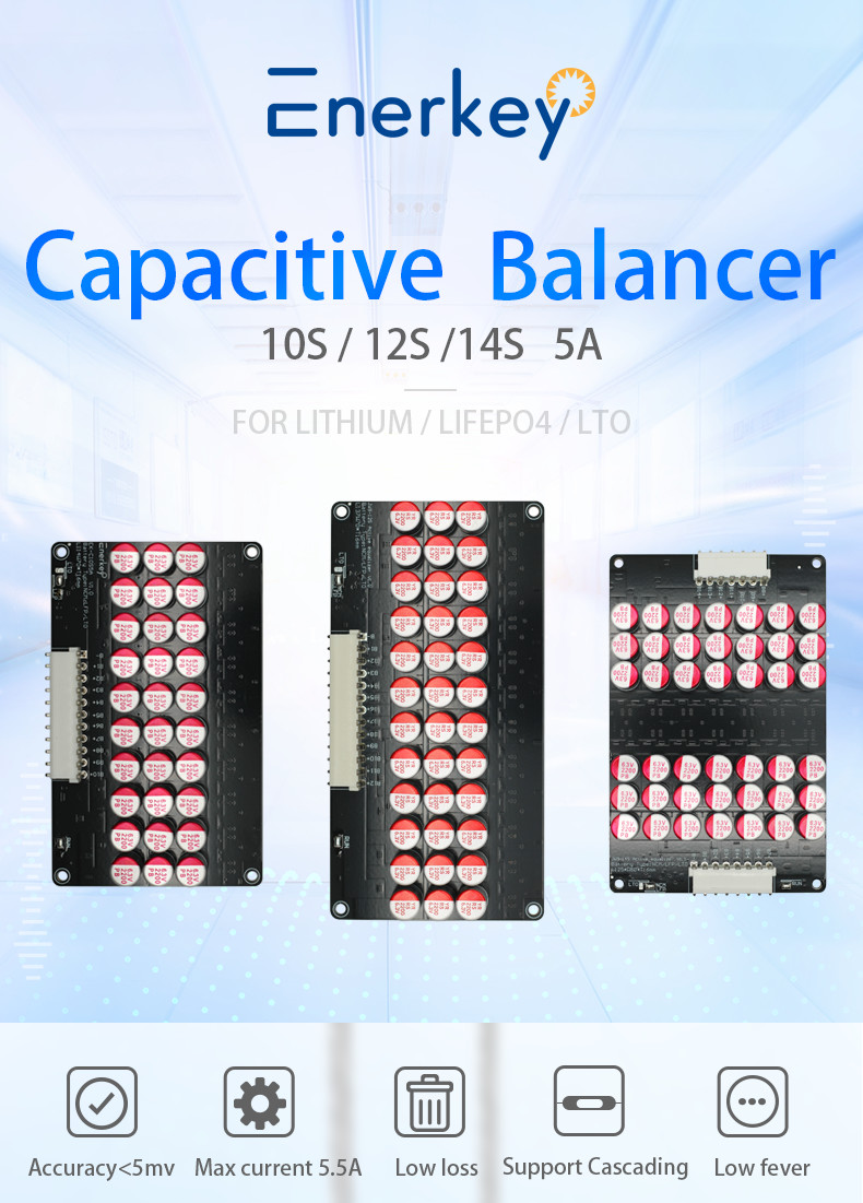 5.5A 12S Active Equalizer Balancer Lifepo4 Lithium Ion LTO Lithium Battery
