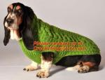 Multicolor wool knit dog coat pet sweater, knit dog coat, wool dog sweat, High