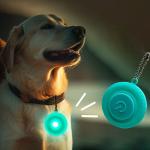 LED Dog Collar Tag Glowing Pet Collar Light for Nighttime Walking Pet Tracker