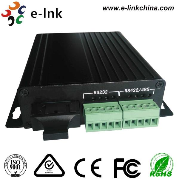 Quality SC Standard Single Mode Fiber Media Converter RS232/RS422/RS485 Serial To Fiber for sale