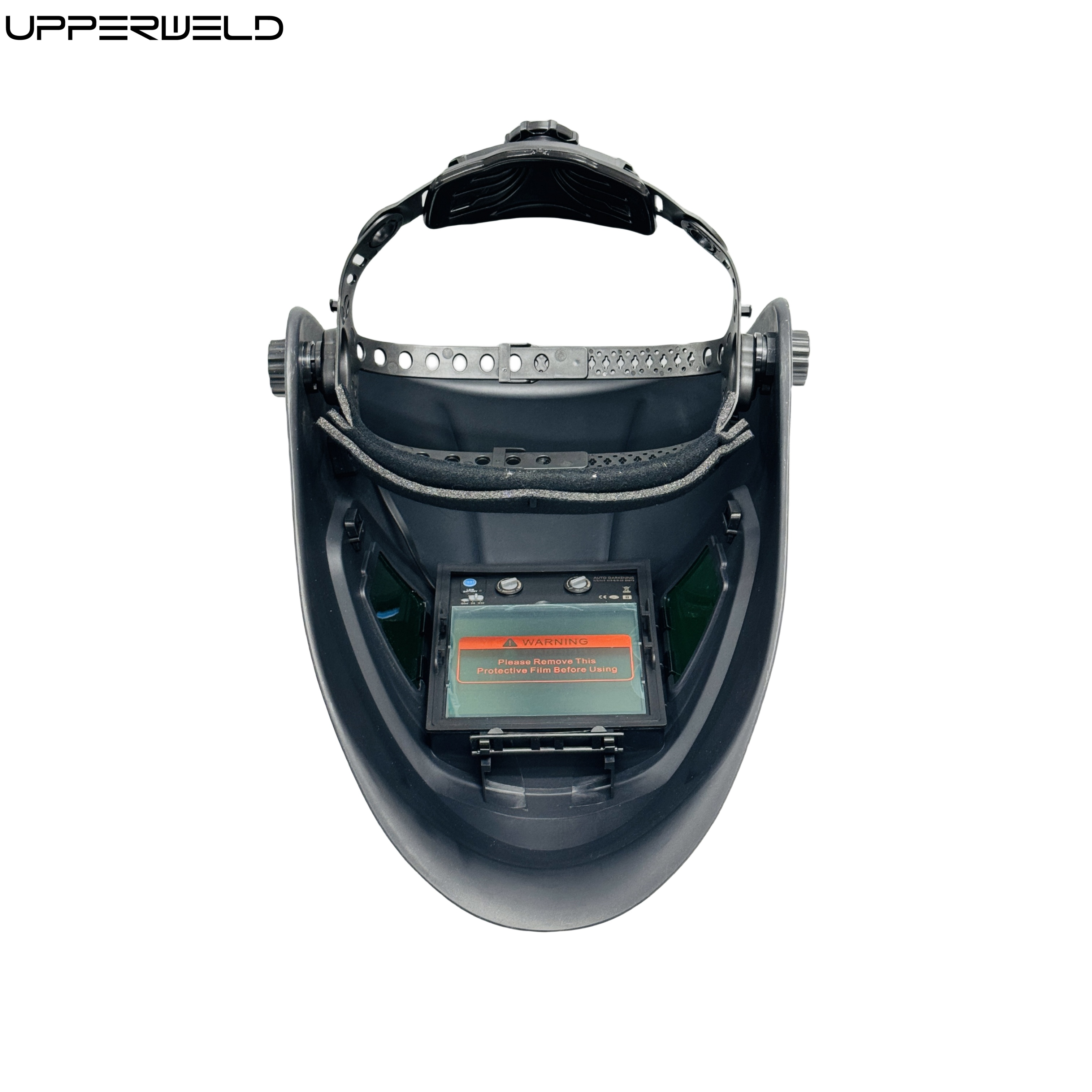 Welding Helmet Auto Darkening Heat Resistant Low Volume Alarm View Area 103 X 90mm