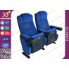 Buy cheap Lounge Back Folding Movie Theater Chairs With Spring / Theatre Room Chairs from wholesalers