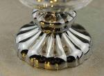 glass pillar with metal base