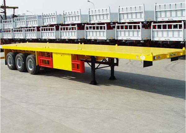 Buy cheap Q235 Flatbed Container Truck BPW 20 Ton Flatbed Trailer Suspension from wholesalers