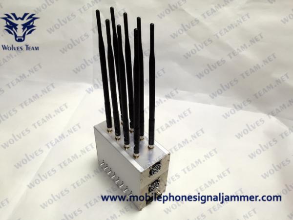 Buy cheap Full Frequency 8 Bands Antennas Wirelss Signak Jammer GPS WiFi 3G 4G 5g GSM Cell RF Car Remote Lojack from wholesalers