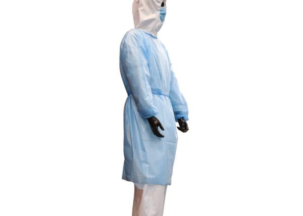 Buy cheap Hook & Loop Collar Doctor SMMS Disposable Surgical Gown from wholesalers