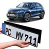 Buy cheap Number Plate Holder Magic Tape Frameless Car Number Plate Holder from wholesalers