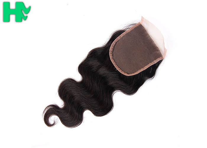 New Fashion 100% Human Hair Closure 4*4 Wefts Closure Extension Body Wave