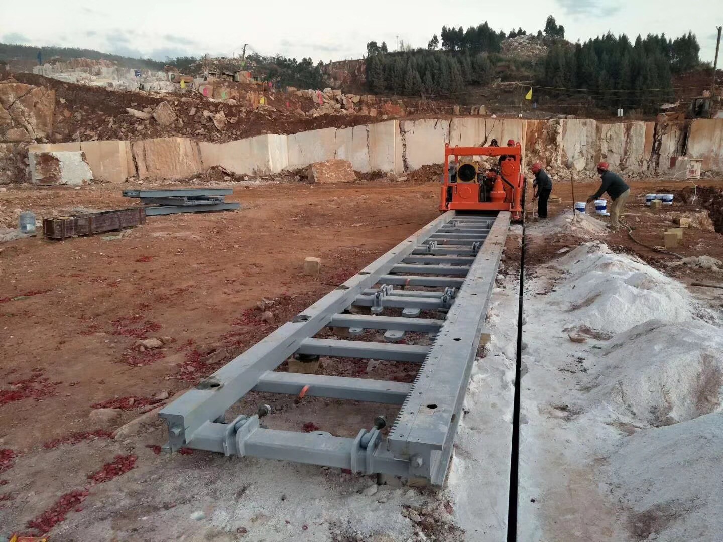 Stone Chain Saw Machine