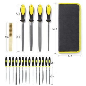 Buy cheap Saw Files 19PCS DIY Wooden Hand Tool Flat File Kit Steel File Set with Carrying Case from wholesalers