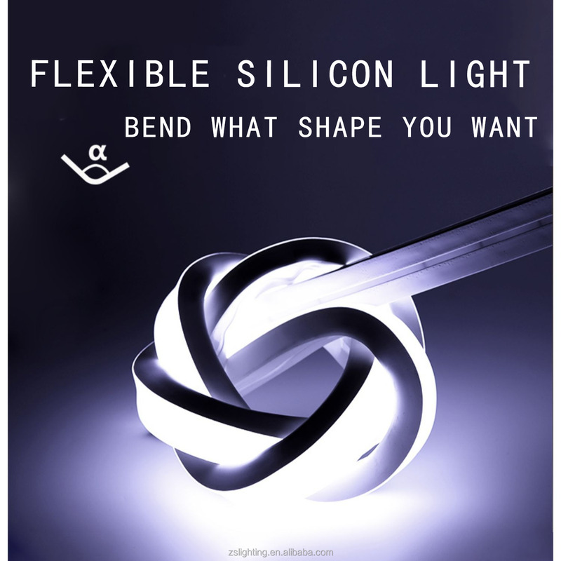 Waterproof IP54 Silicon LED Neon Strip Light With Color Rendering Index 3000K/4000K/6000K