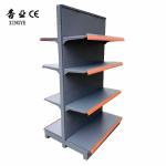 Factory Customized color size metal heavy duty 2 supermarket shelves in