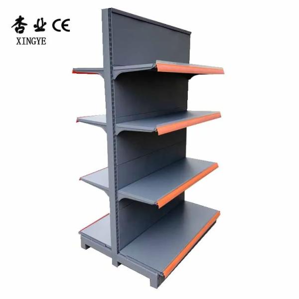 Buy cheap Factory Customized color size metal heavy duty 2 supermarket shelves in mauritius from wholesalers