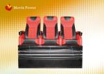 Interactive Game 7D Cinema Equipment , Rain Snow Smell Fire 7D Theaters