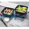 Buy cheap 3 compartment durable plastic food meal prep bento box,modern style food grade plastic fresh box/bento box/lunch box pac from wholesalers