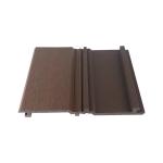 Eco-Friendly 145x20.5mm Brown WPC Wall Panel And Wood Plastic Composite Outdoor
