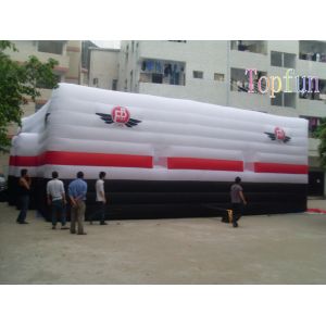 Lightest Square Inflatable Event Tent / 12m White Waterproof Fabric Inflatable