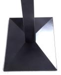 2505 Bistro Table Base Black Powder Coated Steel Table Legs For Living Room